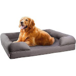 Petlo Orthopedic Memory Foam Mattress Comfortable Couch With Removable Washable Cover